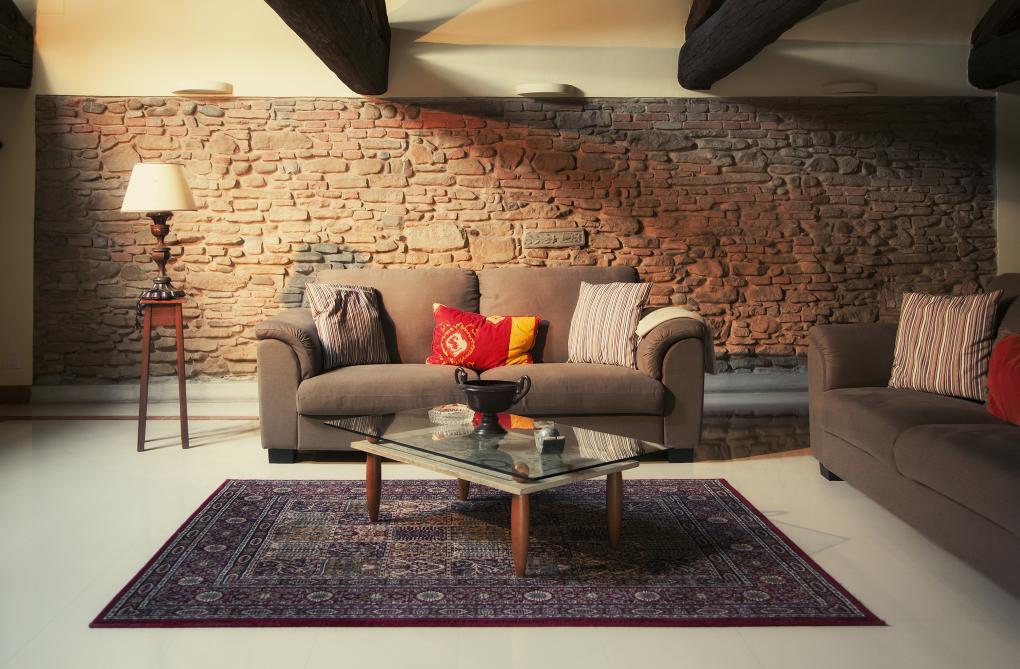 Perský koberece se skvěle hodí do obývacího pokoje.