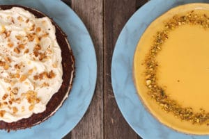 Inspirujte se v Café Morgal 6 Mrkvový koláč s mascarpone, vlašskými ořechy a makový cheesecake s lemon curd