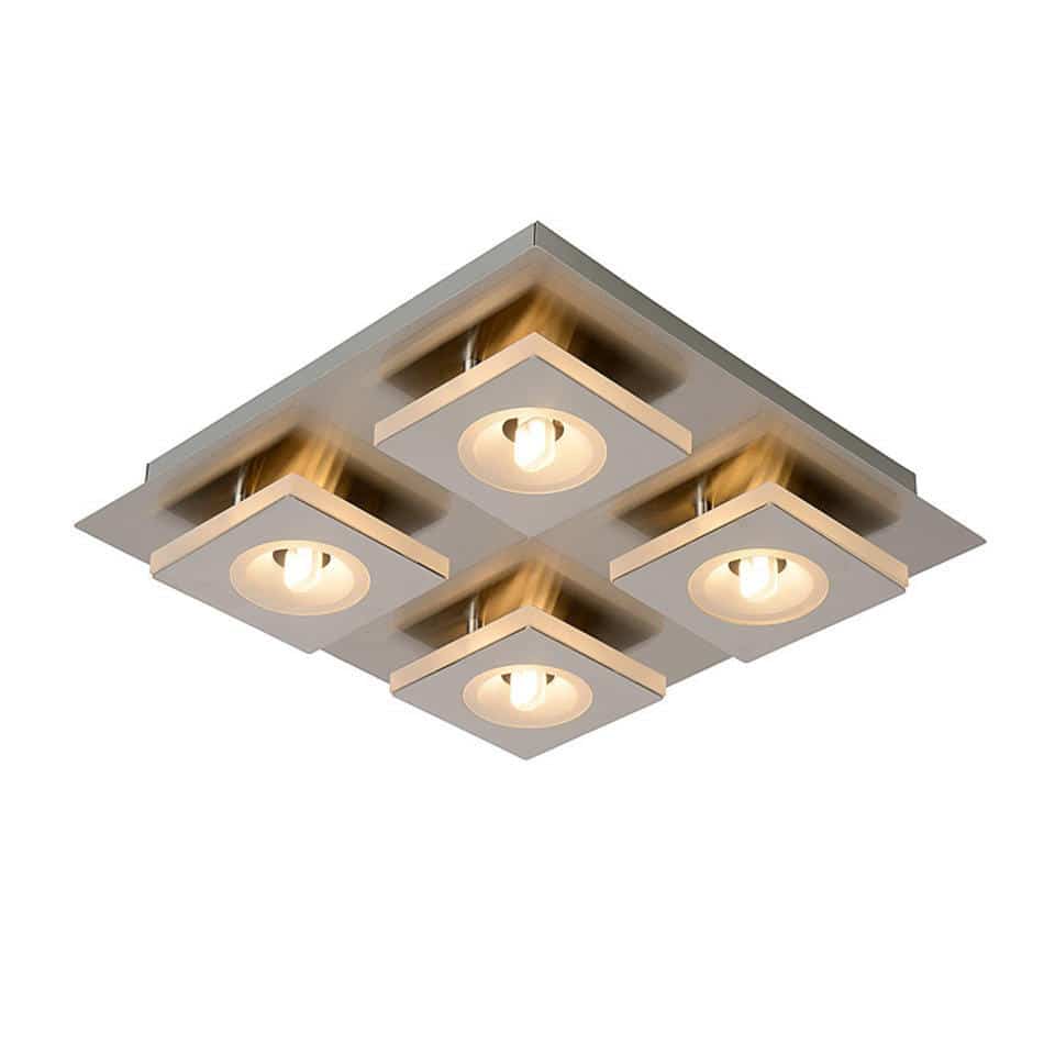 Lucide AUDI LED 26191/12/12 Stropní Bodovky matný chrom matný chrom LED - 4 x G9 max. 2,5W 5,8 x 26 x 28 cm
